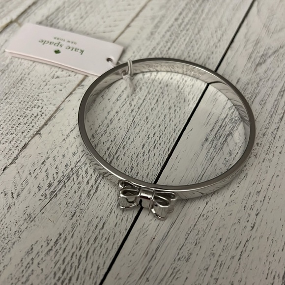 Kate Spade Moon River Silver Bangle bracelet NWT - Picture 2 of 8